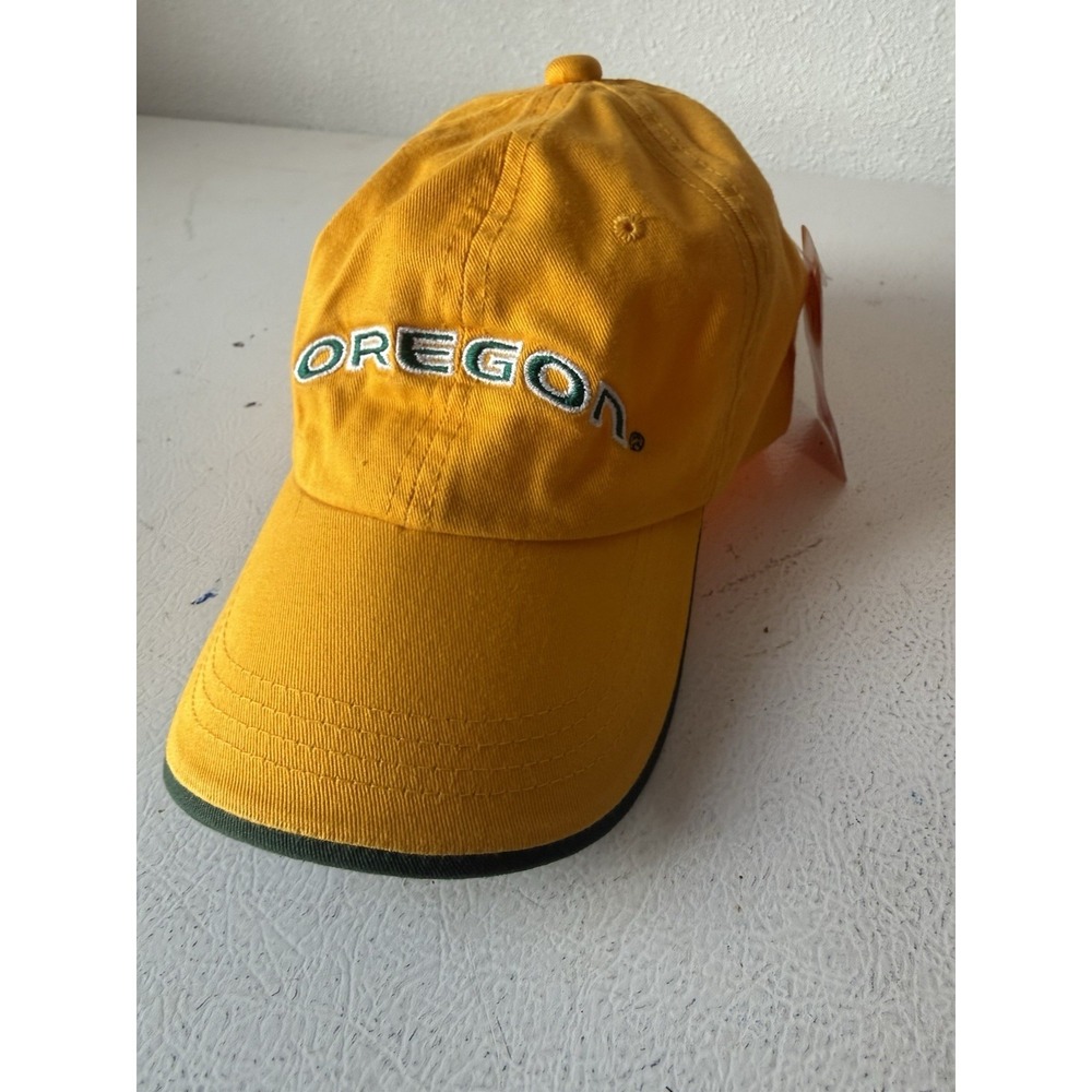NEW Oregon Ducks Unstructured Hat Ducks Yellow Adult Adjustable NWT